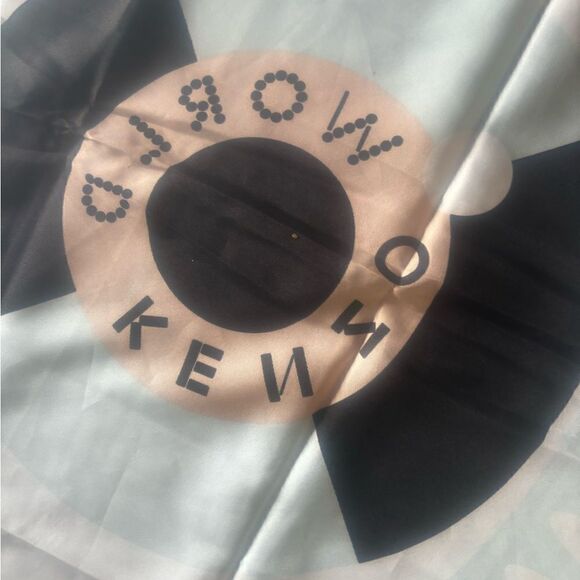 KENZO Signature dress suit headscarf accessory logo Eye Print Large Square Scarf - Picture 5 of 5